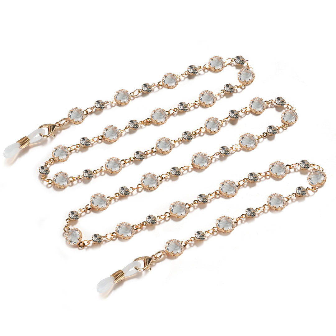 Crystal-Embellished Eyewear Chain Stornfield
