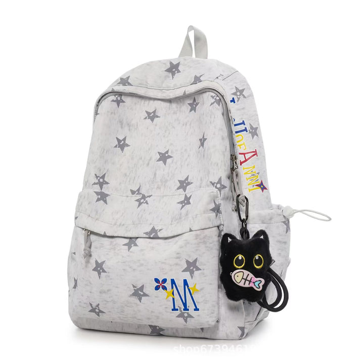 Star-Patterned Daily Use Backpack Stornfield