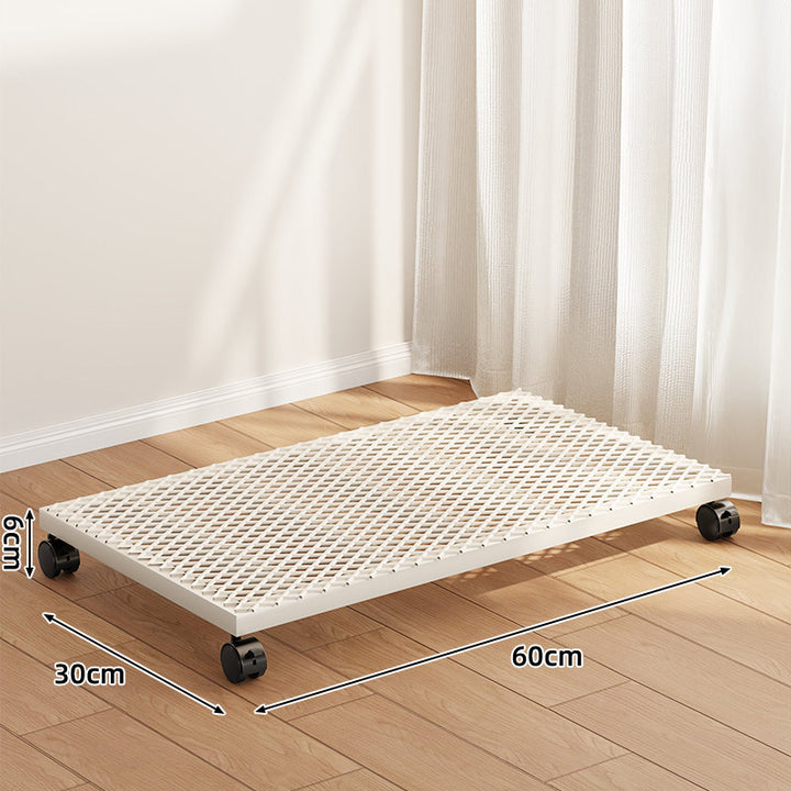 Low-Profile Round Plant Pot Dolly with 360° Swivel Casters