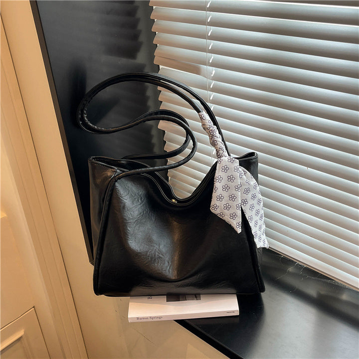 Stylish Bow-Accent Handheld Bag