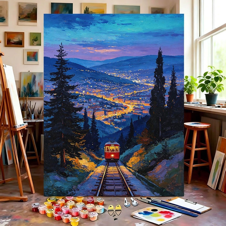 Mountain Scenery Canvas Art Stornfield