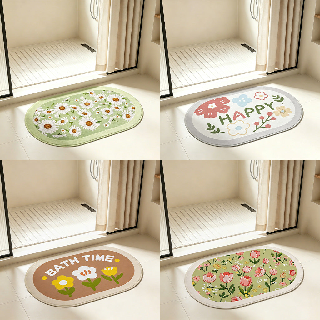 Decorative Bathroom Mat for Home