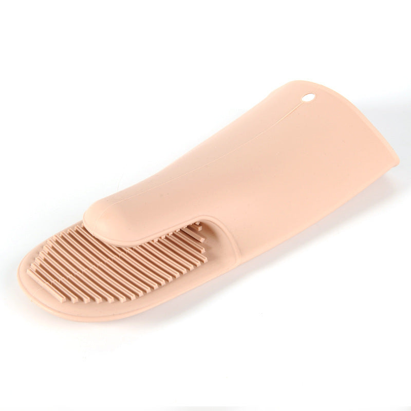 Silicone kitchen gloves with integrated cleaning bristles Stornfield