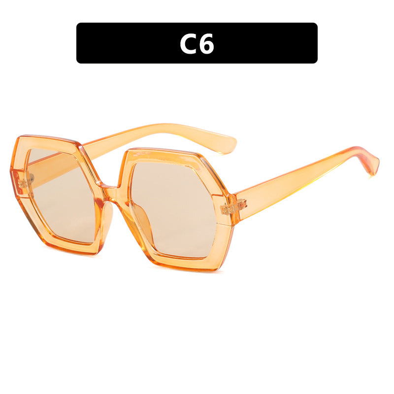 Women innovative hexagonal sunglasses Stornfield
