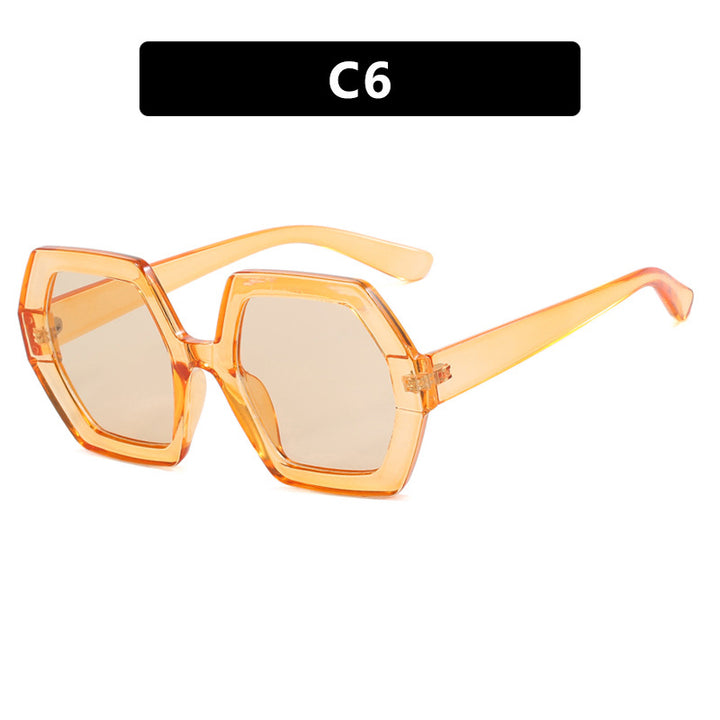 Women innovative hexagonal sunglasses Stornfield