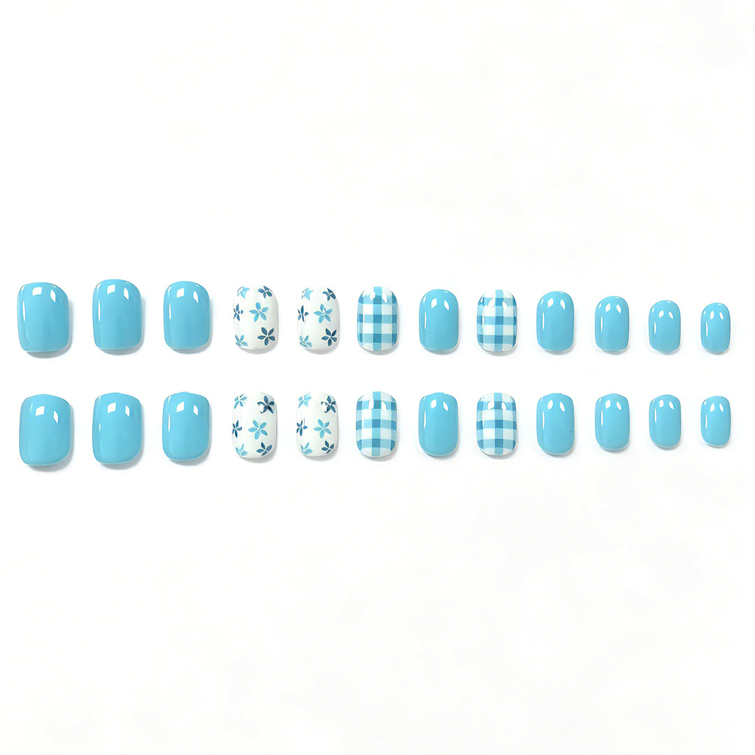 Floral Patterned Nail Art Enhancements Stornfield 1789915405