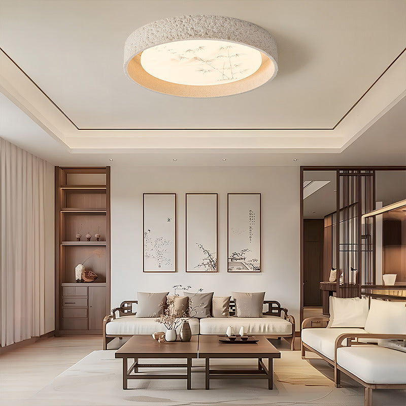 Modern Stone Mixture Ceiling Light