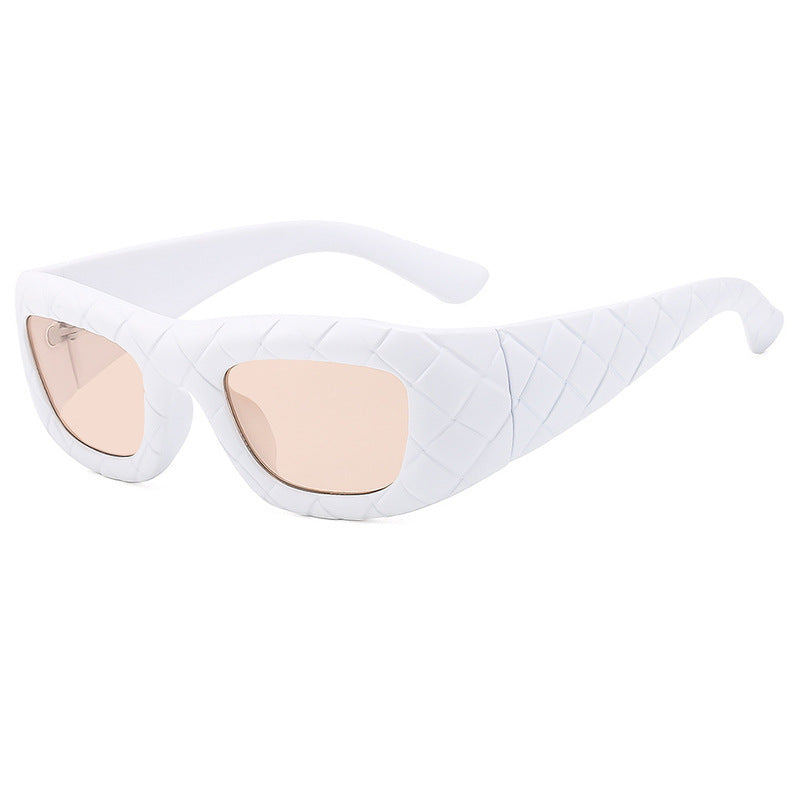 Ladies extravagant sunglasses with textured frame Stornfield