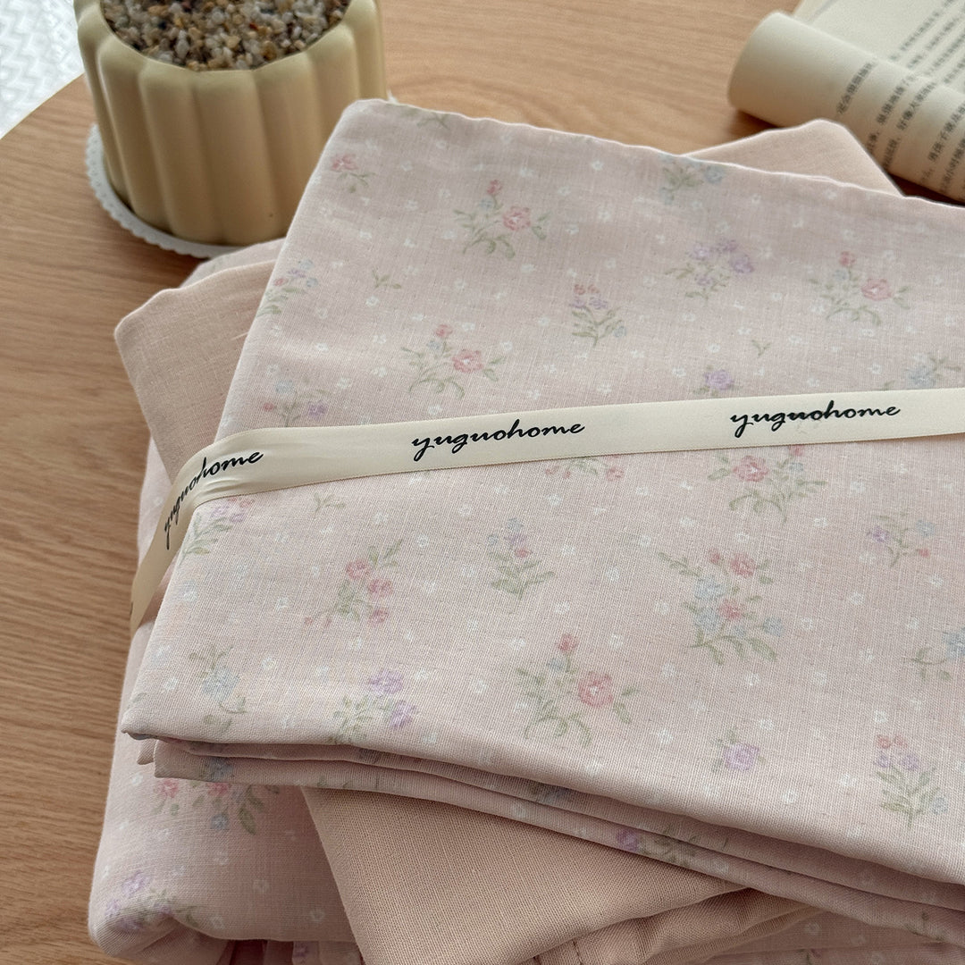 Floral-Print Cotton-Linen Duvet Cover Gift Set with Reversible Finish and Deep-Corner Ties
