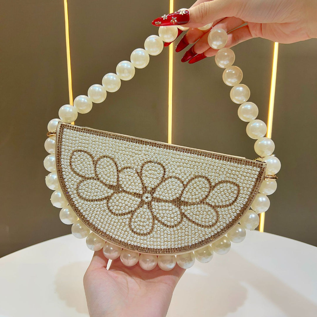 Beaded Floral Evening Bag