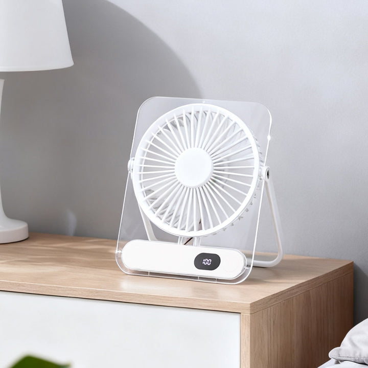 Adjustable Rechargeable Desk Fan Stornfield