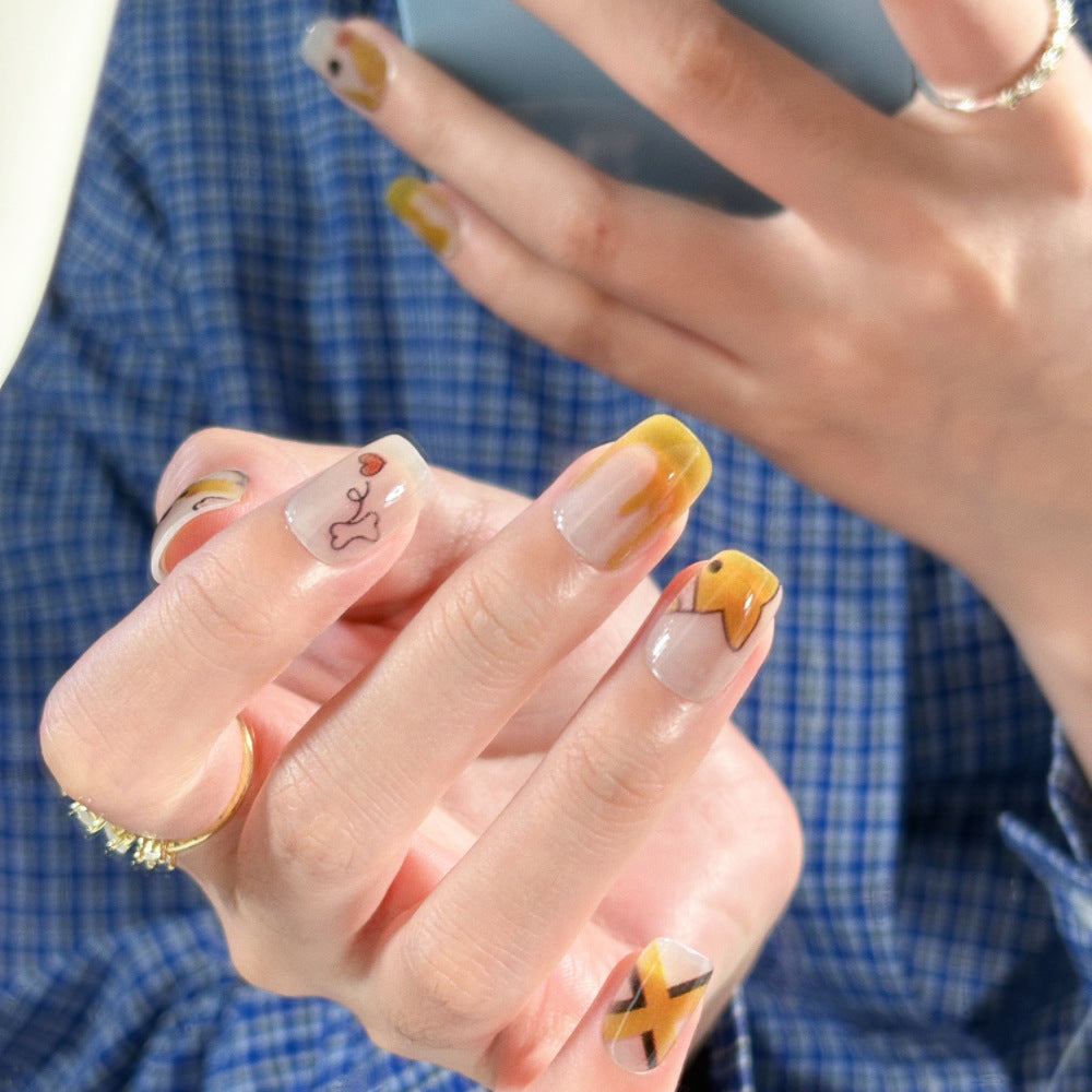 Adorable Animal-Themed Press-On Nail Set Stornfield