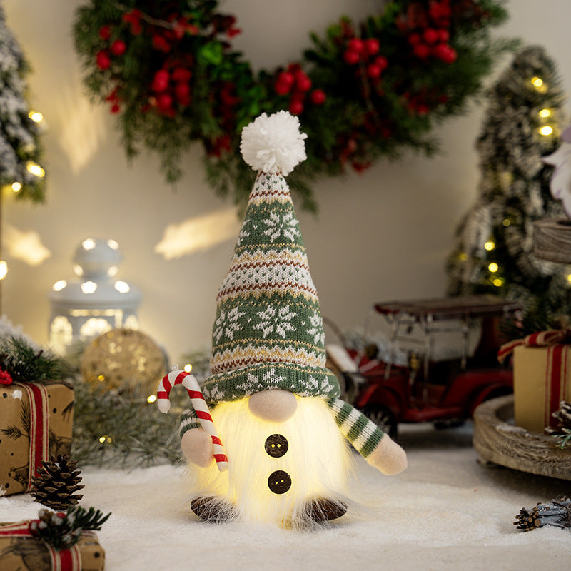Decorative Christmas gnome with luminous details Stornfield