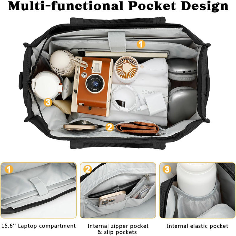 Insulated picnic bag with several compartments and practical cooling function Stornfield