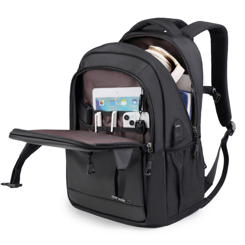 Elegant Laptop Backpack with Versatile Compartments and Ergonomic Design Stornfield