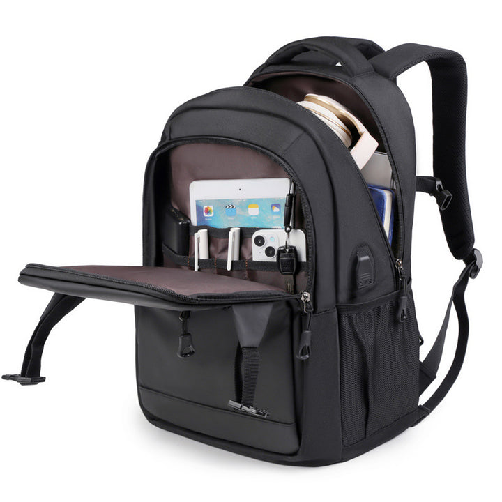 Elegant Laptop Backpack with Versatile Compartments and Ergonomic Design Stornfield