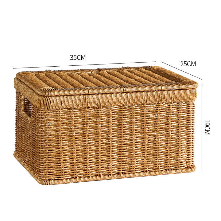 Natural Woven Storage Chest Stornfield