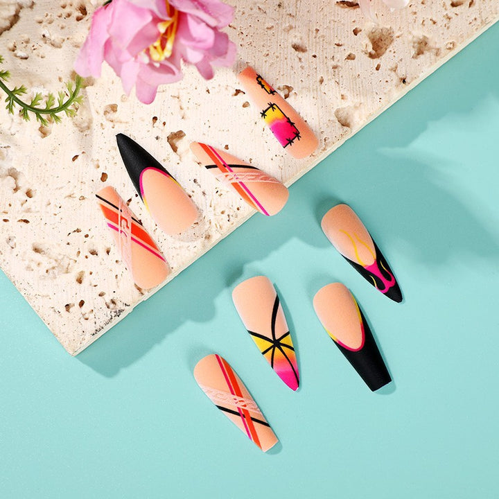 Creative Nail Art Set with Colorful Designs Stornfield