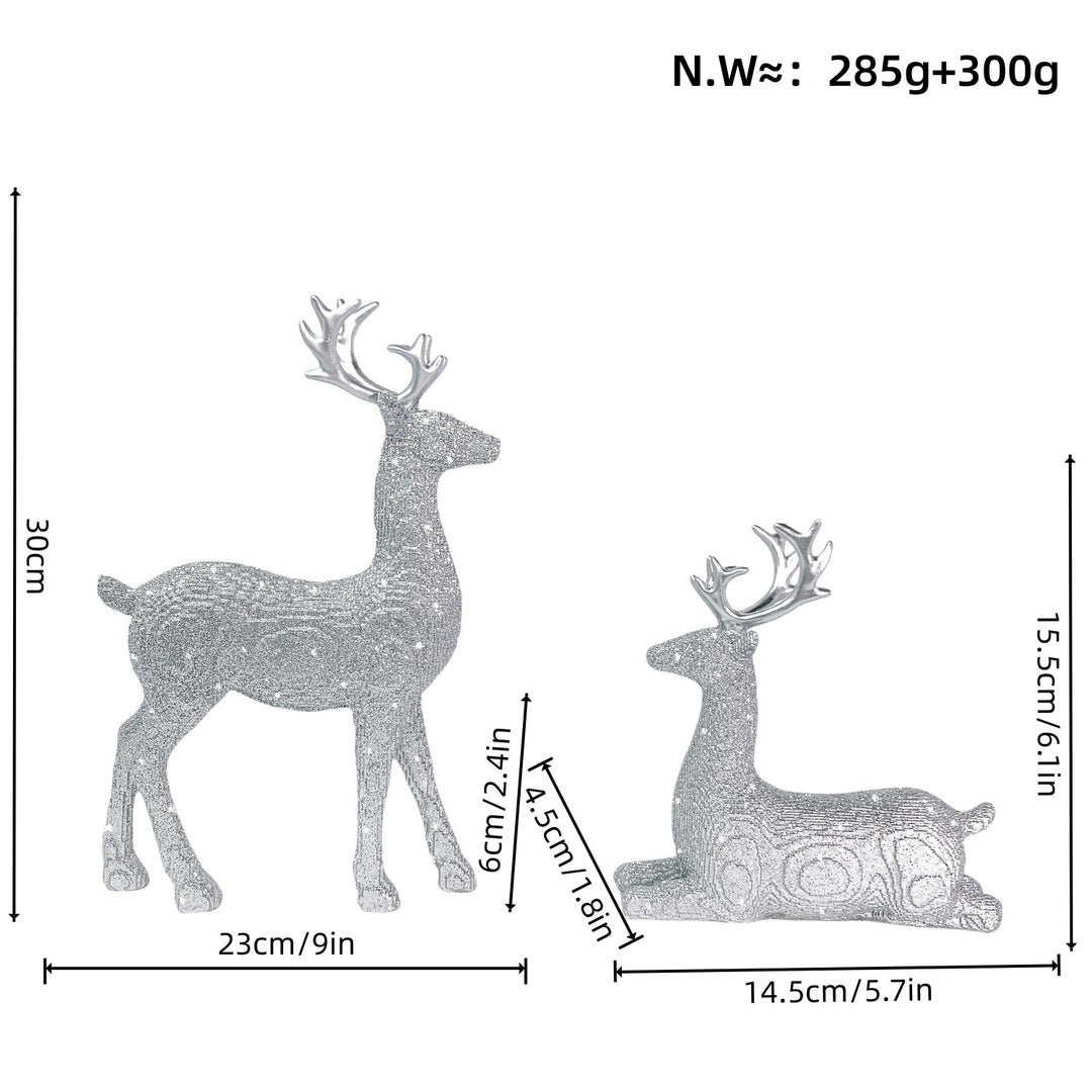 Elegant Christmas decoration in the form of reindeer Stornfield