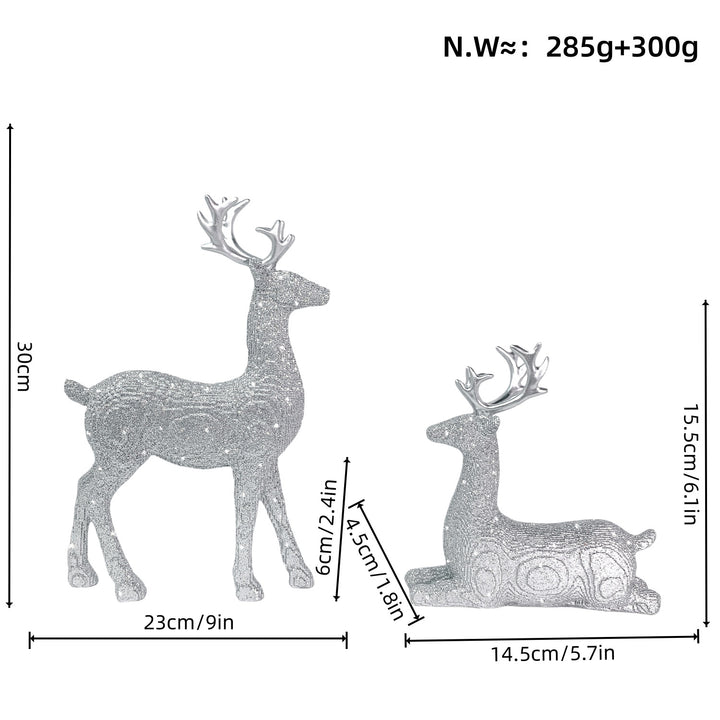 Elegant Christmas decoration in the form of reindeer Stornfield