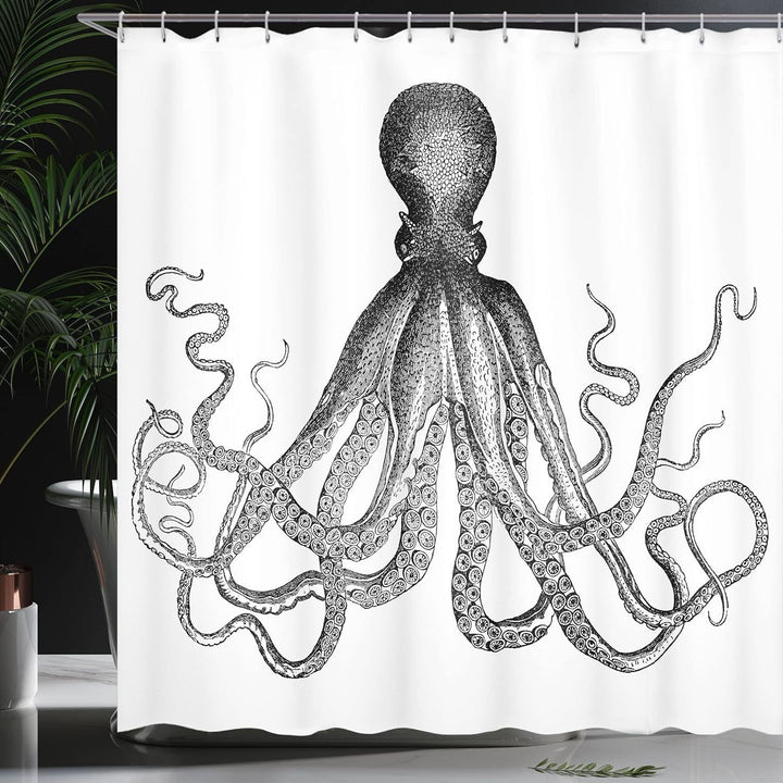 Ocean-Themed Art Shower Curtain Stornfield