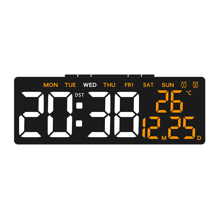 Digital alarm clock with large, clear LED display and temperature display Stornfield