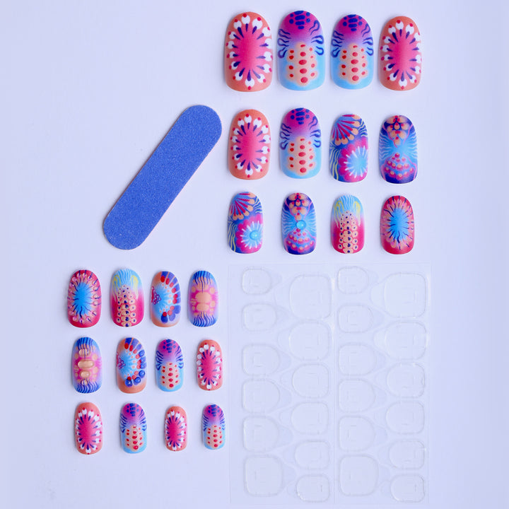 Creative and Artistic Press-on Nails Stornfield