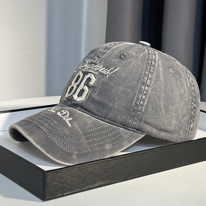 Men's Vintage-Inspired Distressed Baseball Cap Stornfield