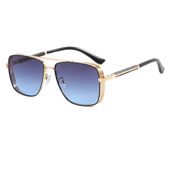 Women's fashionable square sunglasses with luxurious metal accents Stornfield