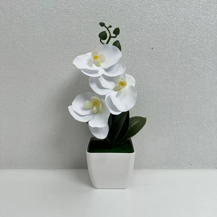 Realistic Faux Orchid Arrangement