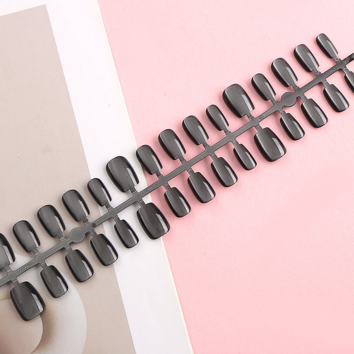 Elegant Glossy Press-On Nail Set Stornfield