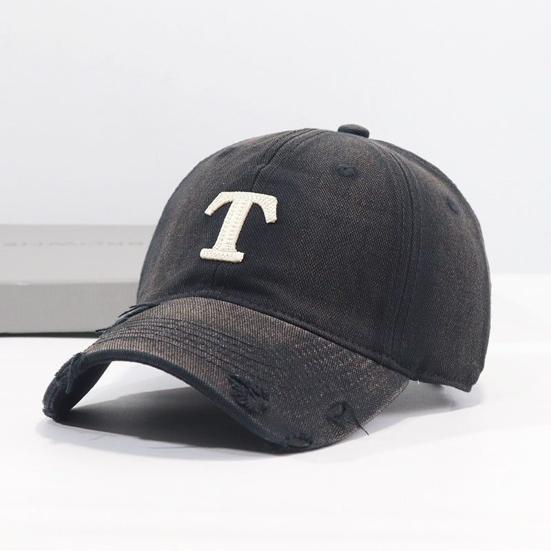 Men's Distressed Denim Cap Stornfield