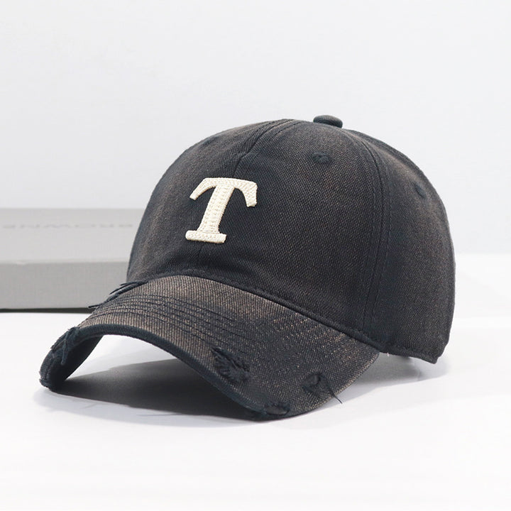 Men's Distressed Denim Cap Stornfield