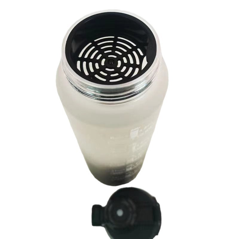 Women's Motivational Water Bottle with Unique Time Marking and Secure Closure Stornfield