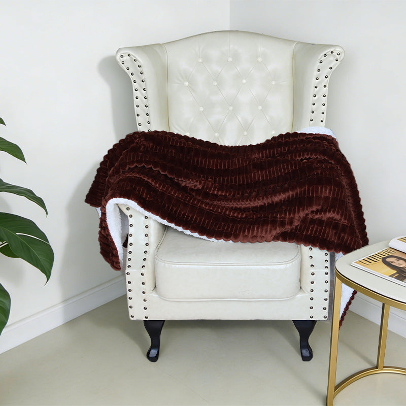 Women Cozy Structured Fleece Blanket Stornfield