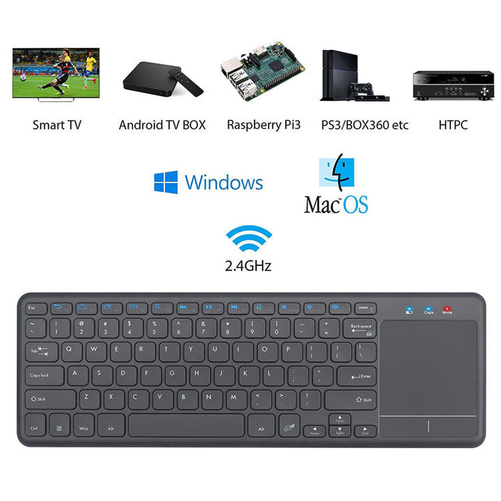 Wireless Touchpad Keyboard Stornfield