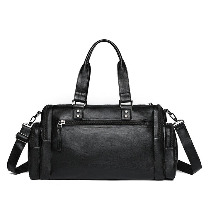 Premium Leather Travel Duffle Bag Stornfield
