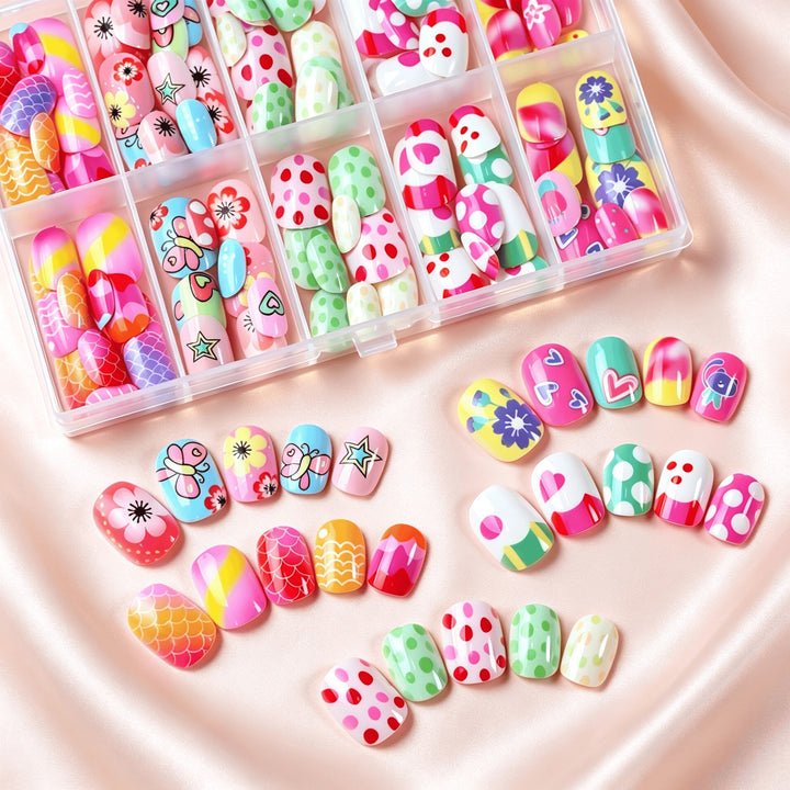 Decorative Nail Art Press-On Collection Stornfield