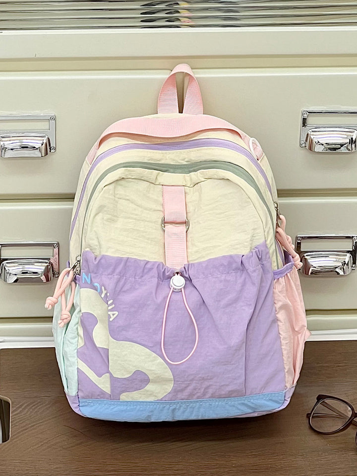 Trendy Color-Block Backpack Stornfield