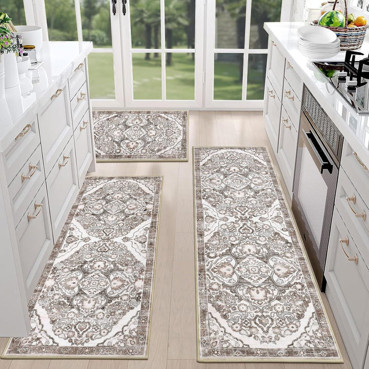 Vintage-Inspired Persian Kitchen Runner Mat