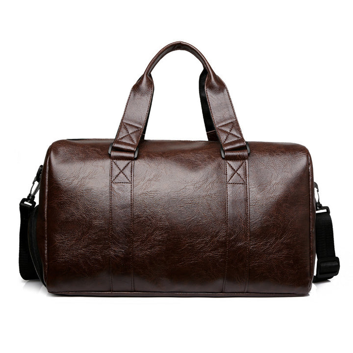 Stylish Leather Travel Duffel Bag Stornfield