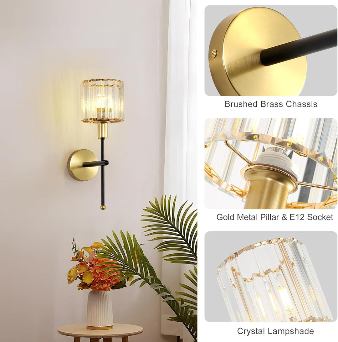 Stylish Crystal Wall Sconce
