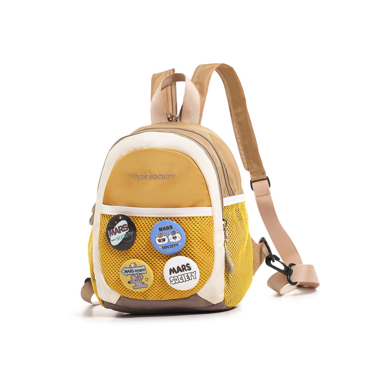 Trendy Lightweight Backpack with Fun Patches Stornfield