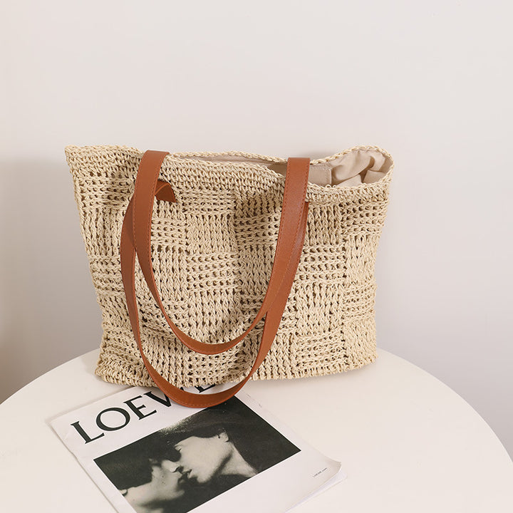 Natural braided tote bag Stornfield