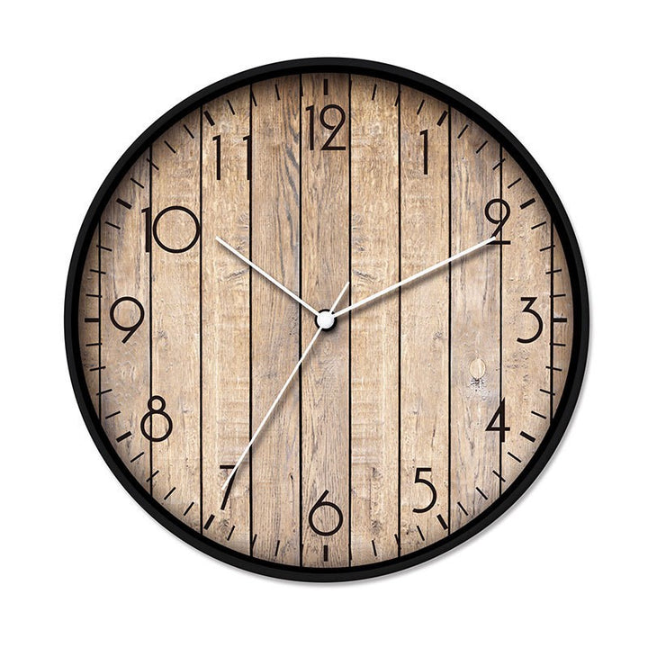 Wall clock with wood look Stornfield