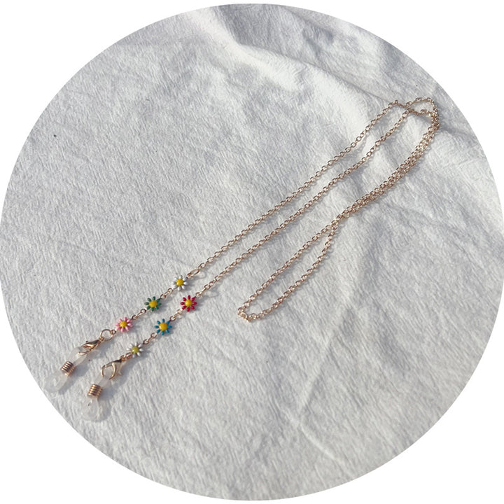 Floral-Accented Eyewear Chain Stornfield