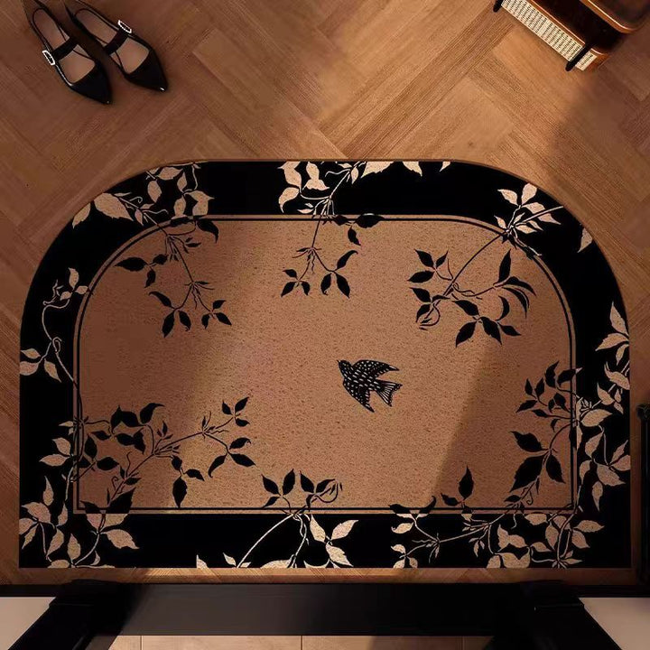 Decorative Floral Door Mat