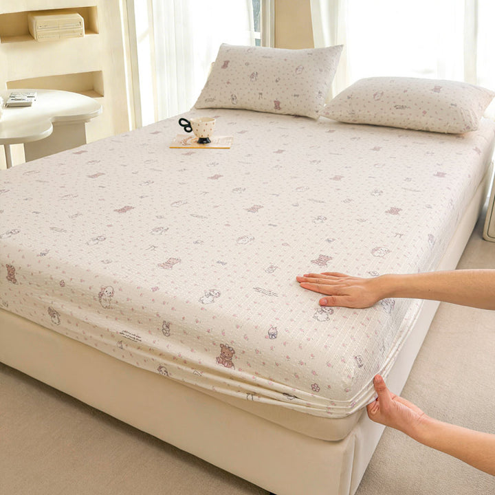 Soft Printed Mattress Protector