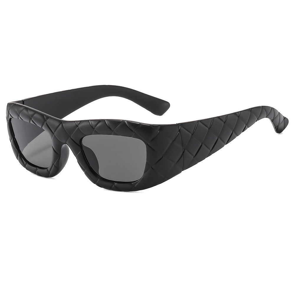 Ladies extravagant sunglasses with textured frame Stornfield
