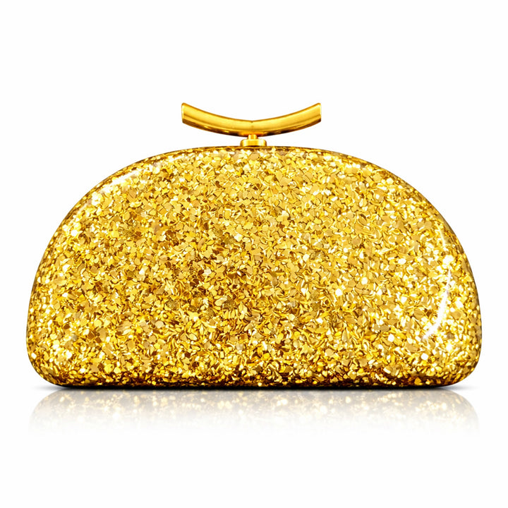 Marbled Acrylic Evening Clutch